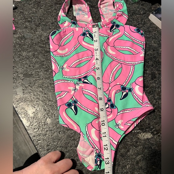 Osh Kosh Flamingo Swimsuit 4T - Picture 8 of 8